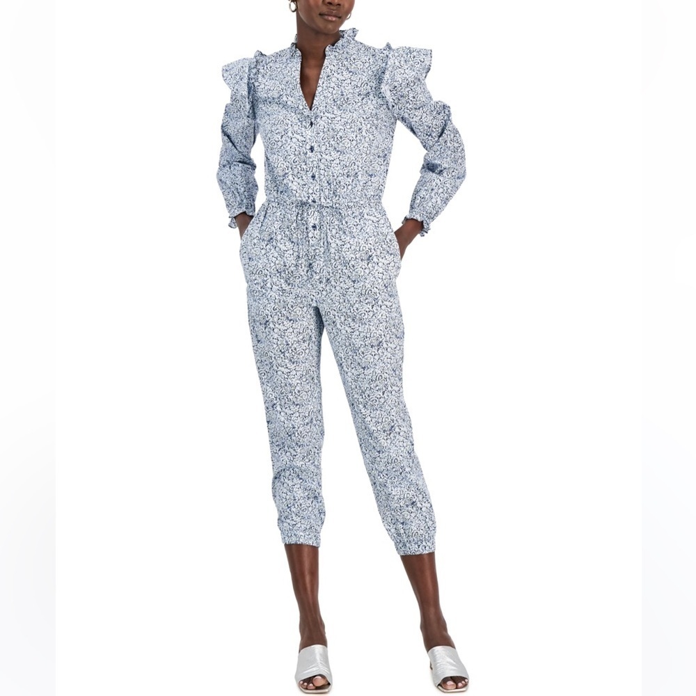 Inc Floral Printed Jumpsuit Size Small New With Tag
